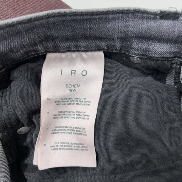 IRO Experience High Rise Skinny Jeans Womens Size 26 Rust Plum - Picture 10 of 10